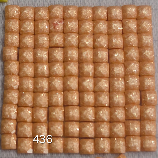 DMC 436 Square Fairy Dust Drills for diamond painting embellishment to add the bling to bland