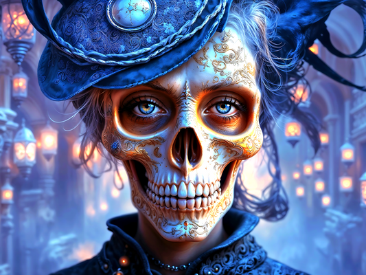 Lady Cogswell, by WandererDee, a large format Diamond Painting Kit available by special order from Diamond Art Emporium