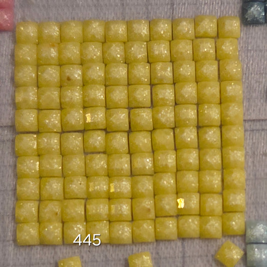 DMC 445 Square Fairy Dust Drills for diamond painting embellishment to add the bling to bland
