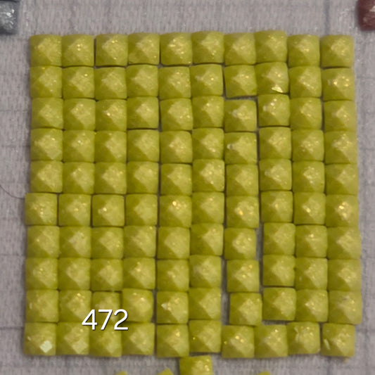 DMC 472 Square Fairy Dust Drills for diamond painting embellishment to add the bling to bland