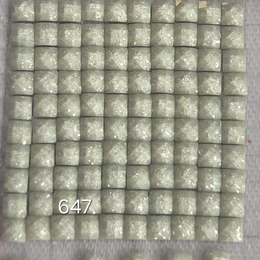 DMC 647 Square Fairy Dust Drills for diamond painting embellishment to add the bling to bland