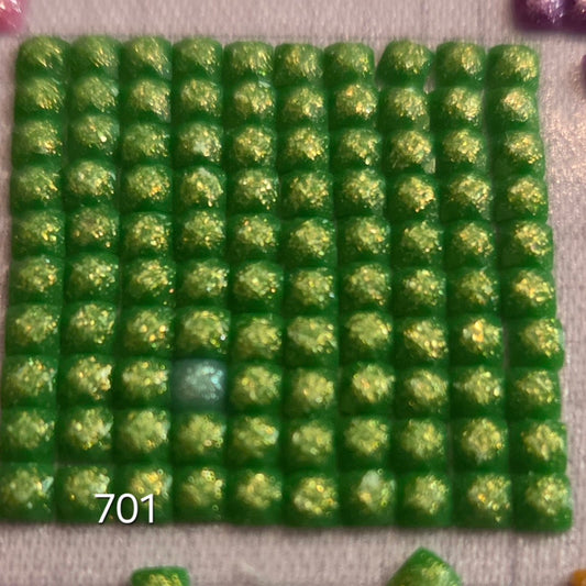 DMC 701 Square Fairy Dust Drills for diamond painting embellishment to add the bling to bland