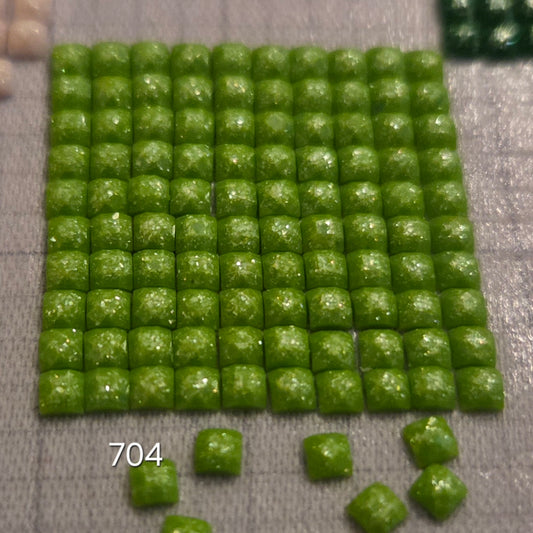 DMC 704 Square Fairy Dust Drills for diamond painting embellishment to add the bling to bland