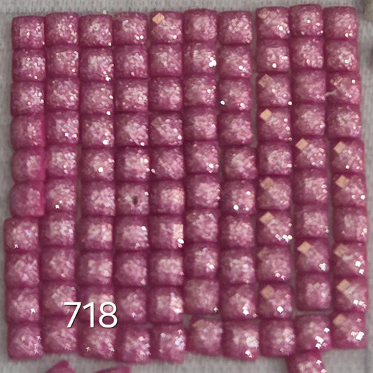 DMC 718 Square Fairy Dust Drills for diamond painting embellishment to add the bling to bland
