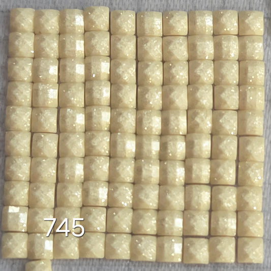 DMC 745 Square Fairy Dust Drills for diamond painting embellishment to add the bling to bland