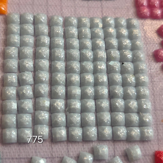 DMC 775 Square Fairy Dust Drills for diamond painting embellishment to add the bling to bland