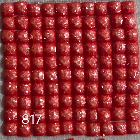 DMC 817 Square Fairy Dust Drills for diamond painting embellishment to add the bling to bland