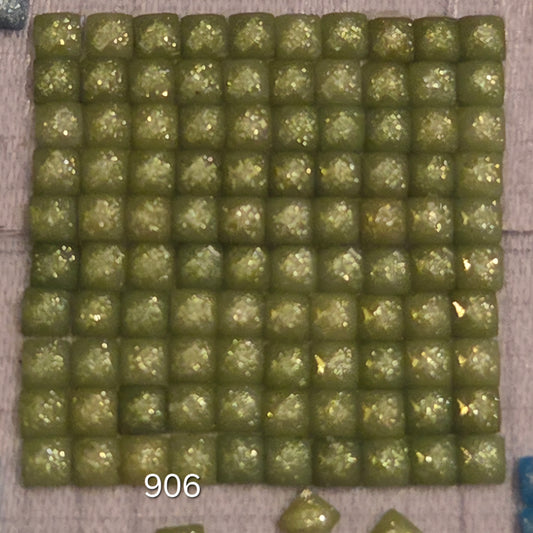 DMC 906 Square Fairy Dust Drills for diamond painting embellishment to add the bling to bland