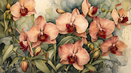 Floral 86, a large format Diamond Painting Kit available by special order, from Diamond Art Emporium.