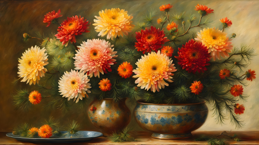 Floral 87, a large format Diamond Painting Kit available by special order, from Diamond Art Emporium.