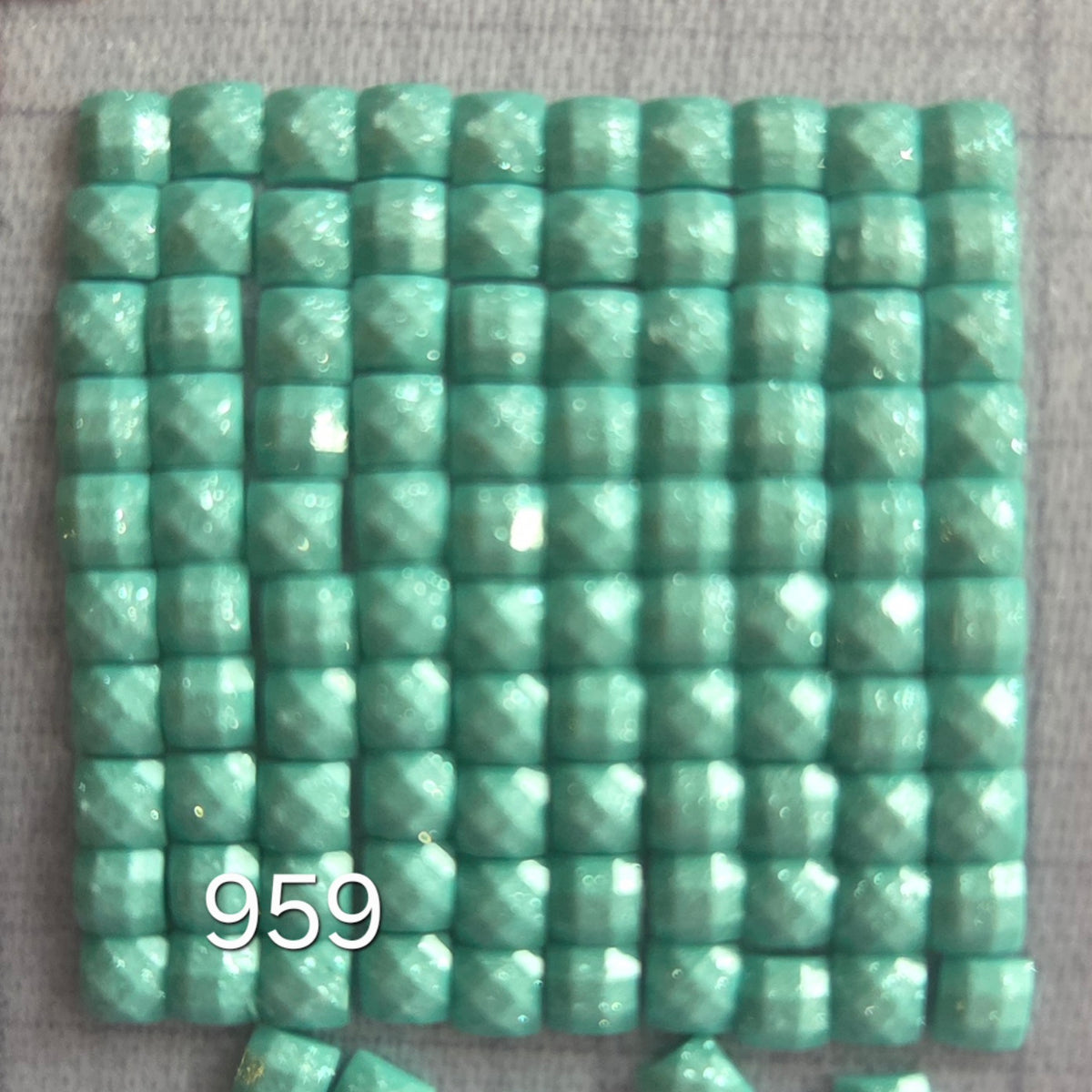 DMC 959 Square Fairy Dust Drills for diamond painting embellishment to add the bling to bland