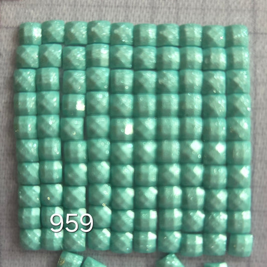 DMC 959 Square Fairy Dust Drills for diamond painting embellishment to add the bling to bland