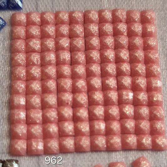 DMC 962 Square Fairy Dust Drills for diamond painting embellishment to add the bling to bland