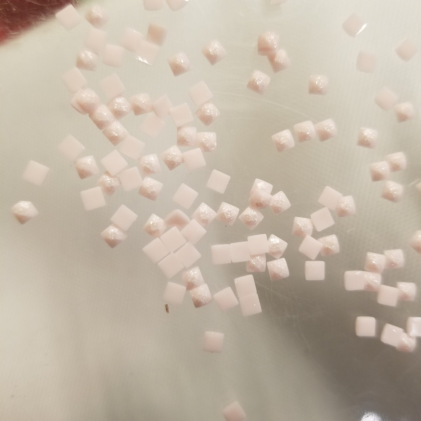 DMC 963 Square Fairy Dust Drills for diamond painting embellishment to add the bling to bland