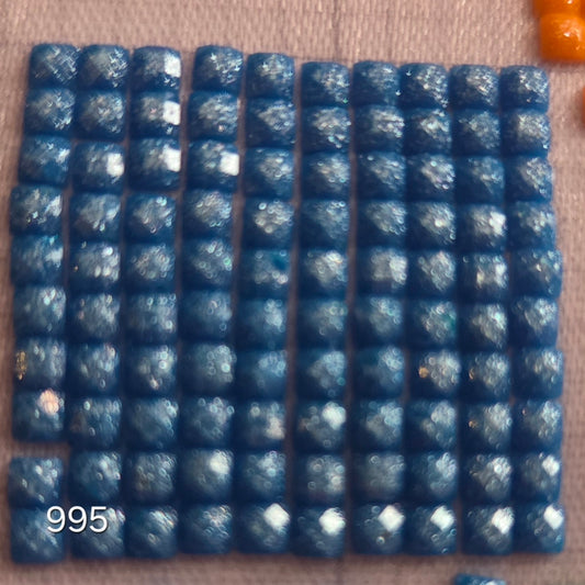 DMC 995 Square Fairy Dust Drills for diamond painting embellishment to add the bling to bland