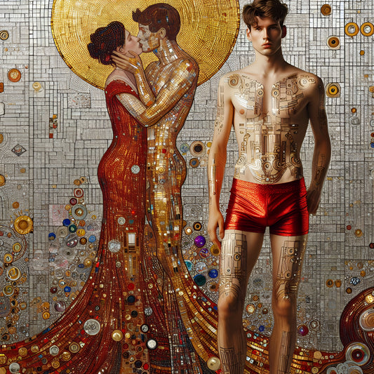 Art Boy 75,  square diamond painting kit, a classic style kit from Diamond Art Emporium