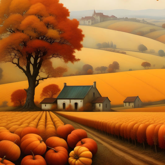 Bucolic Orange County, a Diamond Painting Kit available by special order, exclusively from Diamond Art Emporium