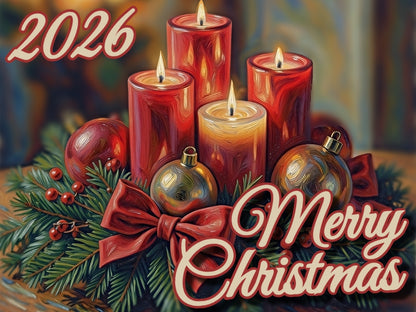 Merry Christmas 2026, 50x40cm, All Fairy Dust, Special Edition