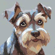 Elsa as Best in Show, Smaller format kit 25x25cm, US made, ships  in 2-5 days
