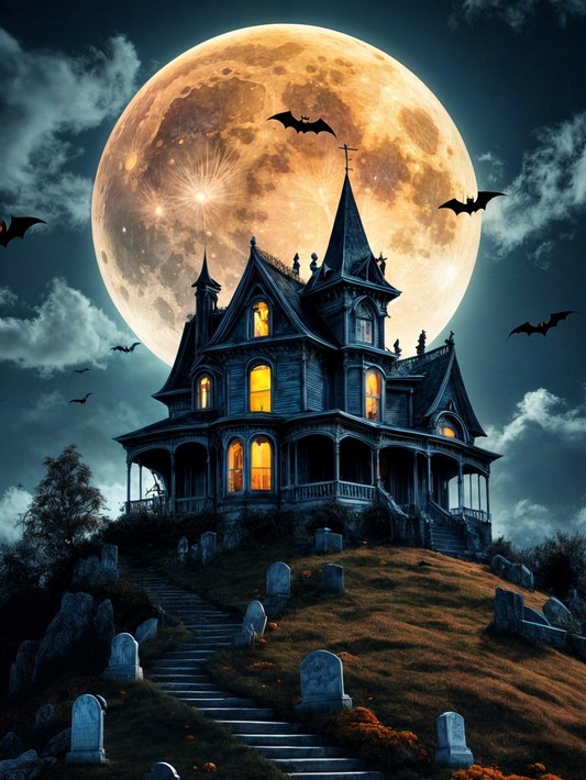 Beware | Halloween Diamond Painting Event Kit, 30x40cm