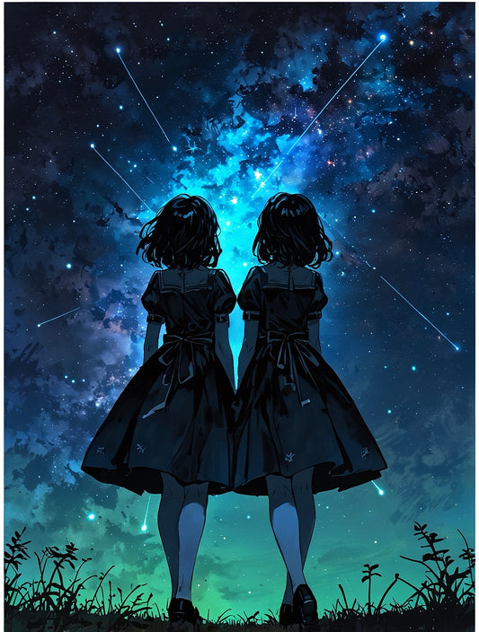 Gemini Twins, by Kristin S Block, available by special order from Diamond Art Emporium