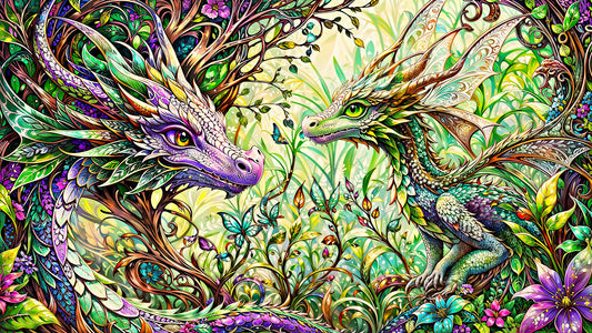 Oaklee, a GBGH sized Diamond Painting Kit available by special order, a WandererDee exclusive image for Diamond Art Emporium