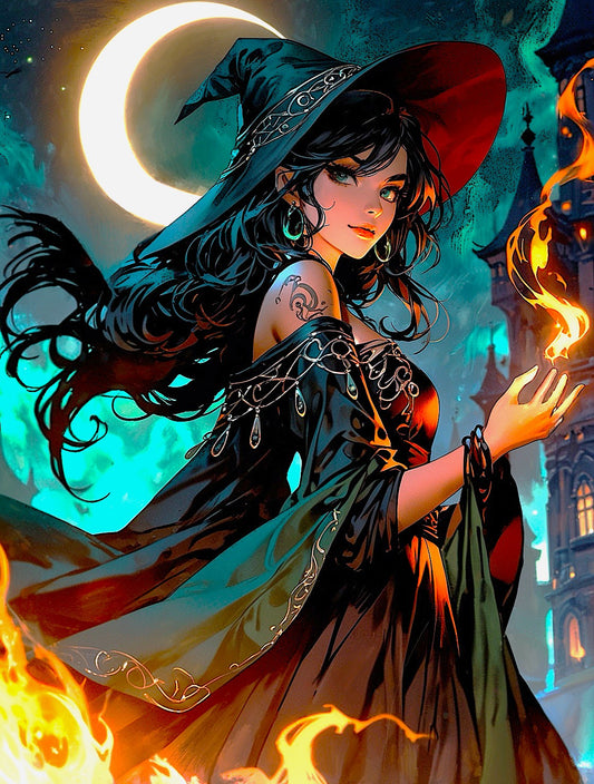 Playing With Fire, by Kristin S Block,  A Diamond Art Emporium Exclusive