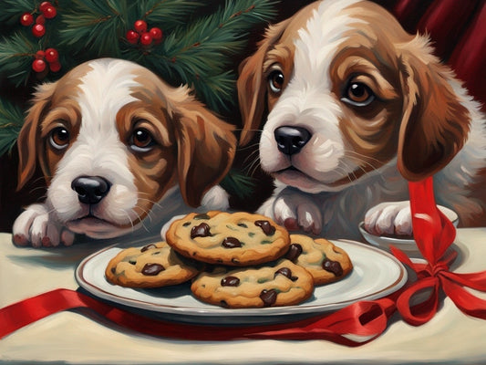 Puppies Like Cookies, available by special order, exclusively from Diamond Art Emporium
