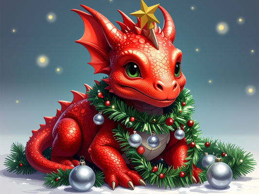 Red Dragon Tree, by Alayne Rae Mullen available by special order, exclusively from Diamond Art Emporium