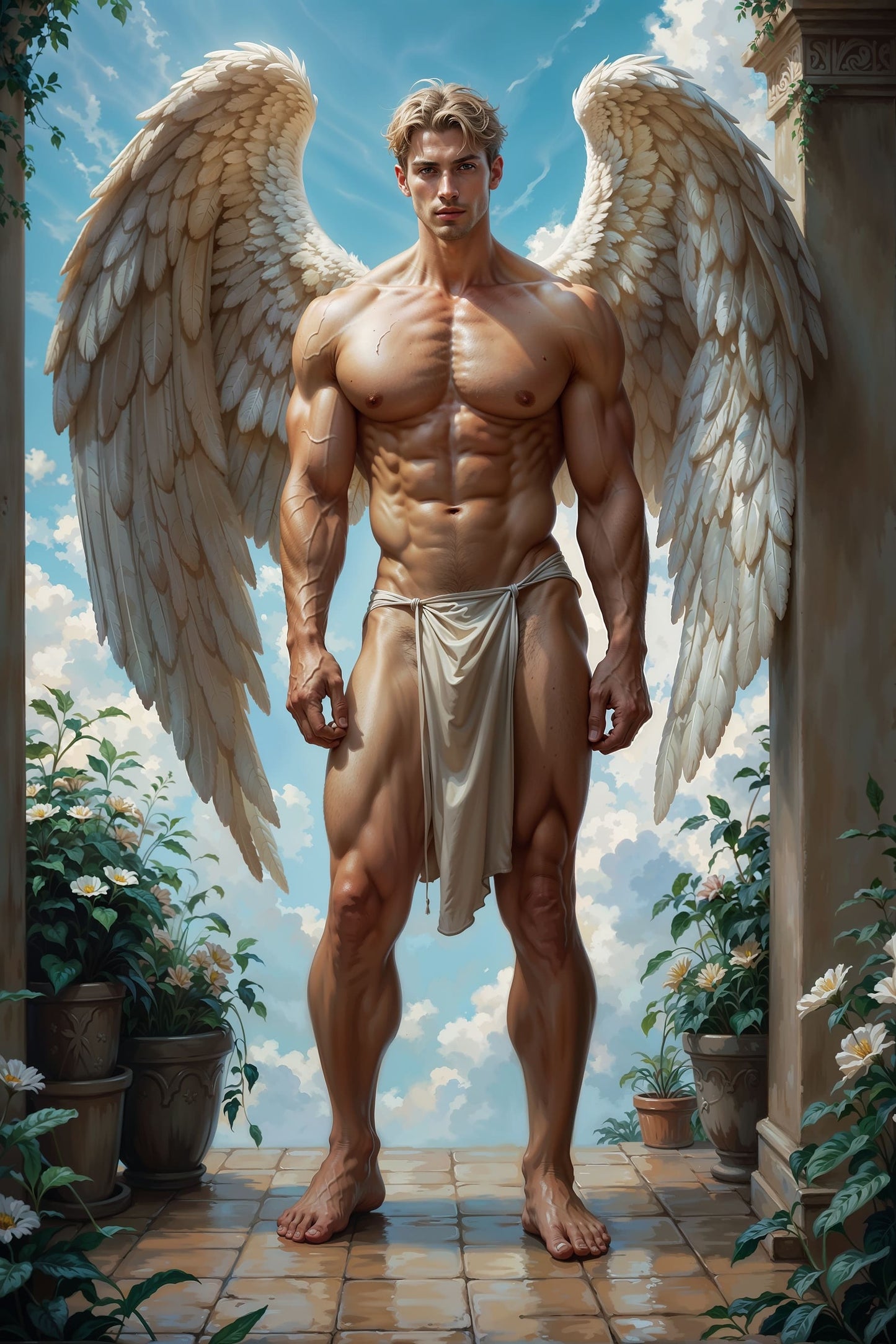White Angel, Restocked, Large Format, Premium Diamond Painting Kit Ready to Ship