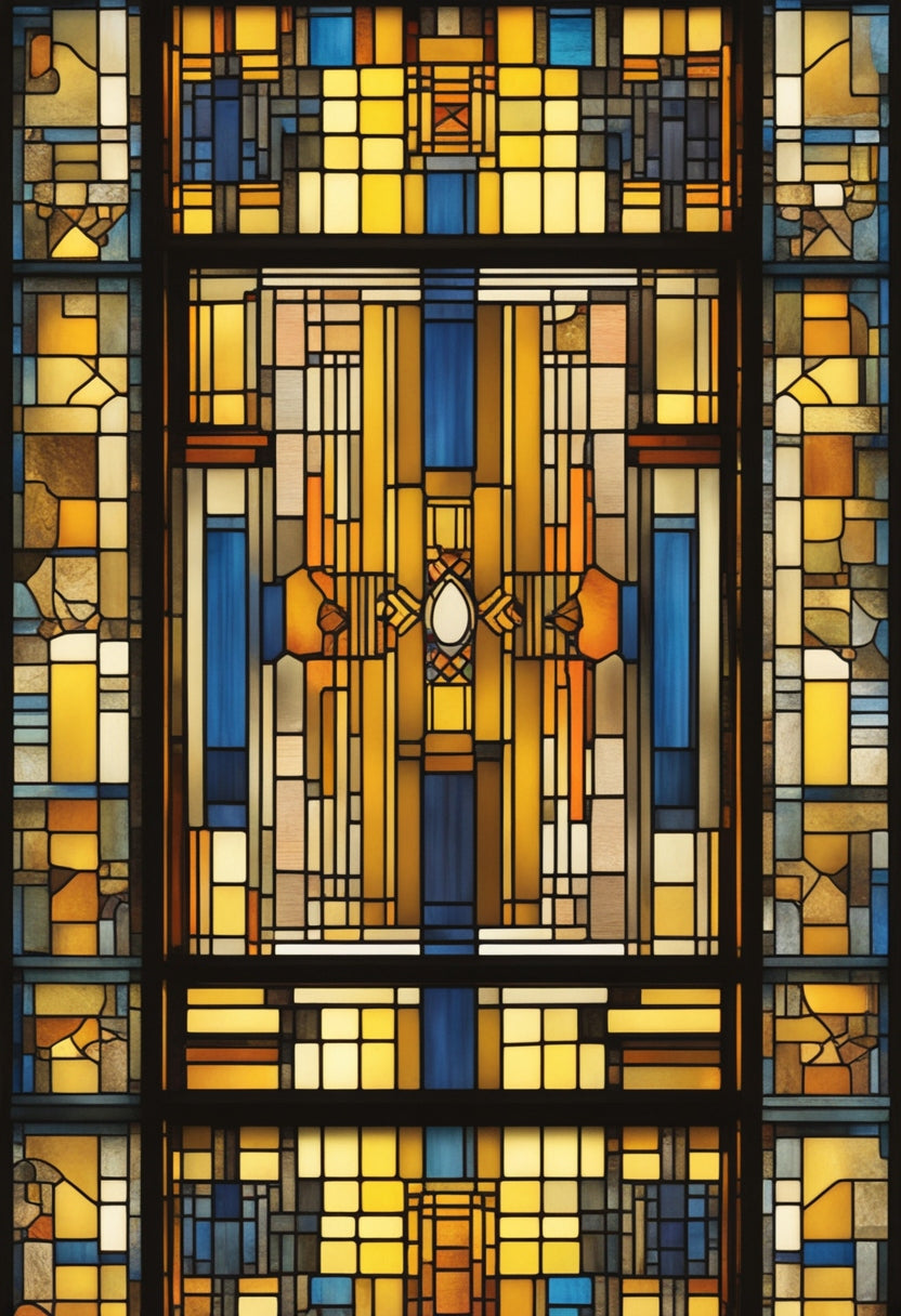 Stained Glass Clearance, Premium Diamond Painting Kit Ready to Ship