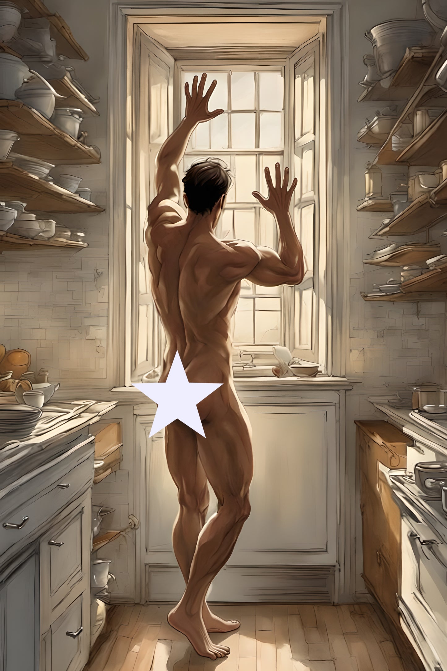 Celebrate the Morning, An exclusive Eye Candy Image for Adults 18+ by Special Order from Diamond Art Emporium 40x60cm