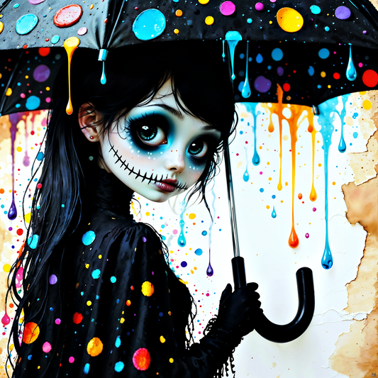 Crayona Dapple, by Wanderer Dee, a large format Diamond Painting Kit available by special order