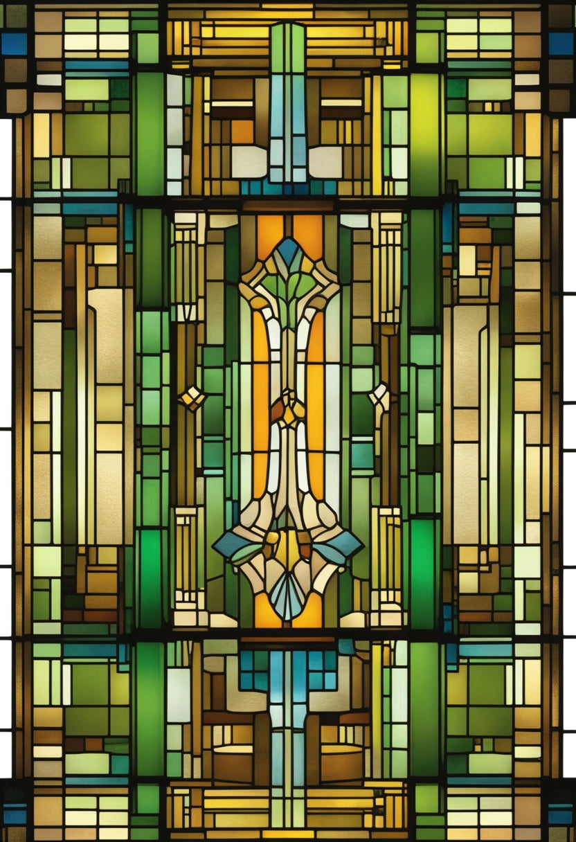 Stained Glass Clearance, Premium Diamond Painting Kit Ready to Ship