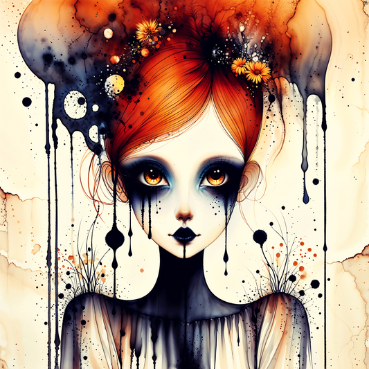 Inkara Voidshade, by Wanderer Dee, a large format Diamond Painting Kit available by special order