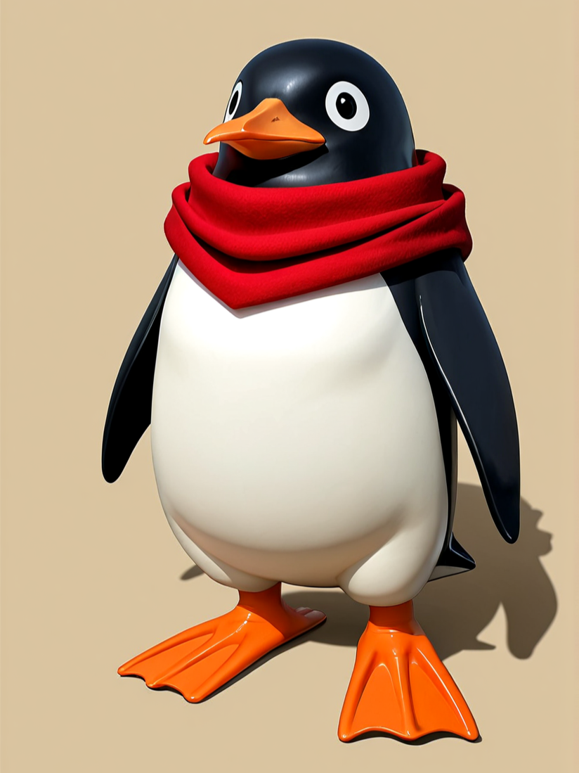Penguin | Seasonal Holiday Diamond Painting Event Kit, 30x40cm