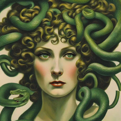 Medusa | Halloween Diamond Painting Event Kit, 40x40cm