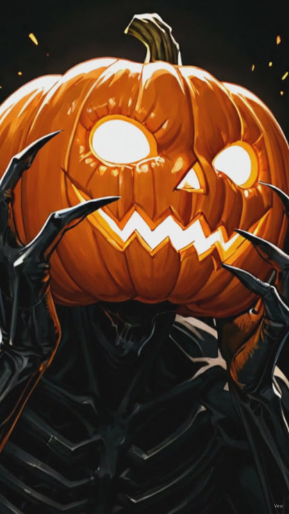 Jack-o-Hellno | Halloween Diamond Painting Event Kit, 30x40cm