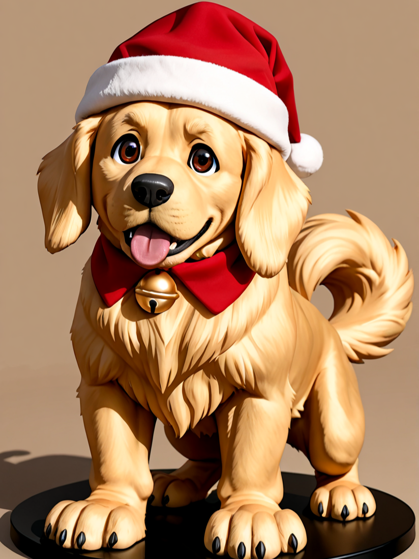 Pup | Seasonal Holiday Diamond Painting Event Kit, 30x40cm