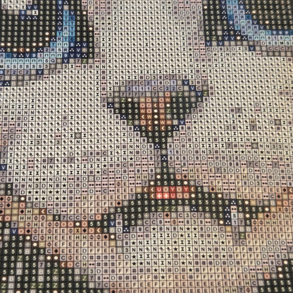 Count Skelipurr, Large Format Premium Diamond Painting Kit, Choose Resin Square or Acrylic Round Diamonds