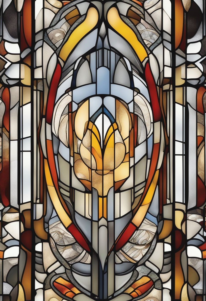 Stained Glass Clearance, Premium Diamond Painting Kit Ready to Ship