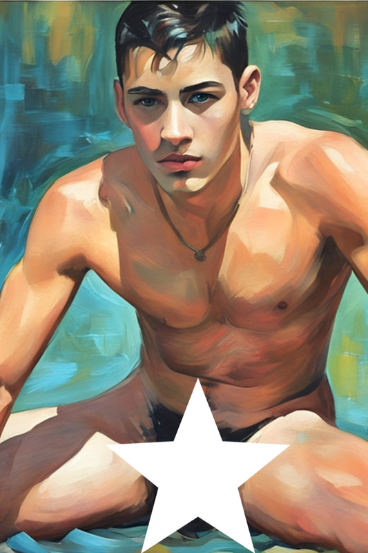 Waterboy, An exclusive Eye Candy Image for Adults 18+ from Diamond Art Emporium 40x60cm
